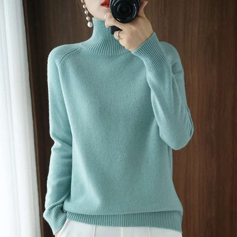 Merinowollen Sweater Warm voor Herfst en Winter
