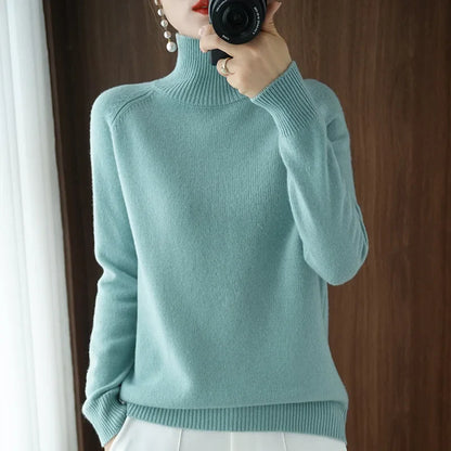 Merinowollen Sweater Warm voor Herfst en Winter