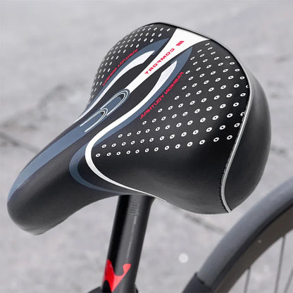 Fietszadel Extra Breed met Schokabsorptie voor Lange Ritten