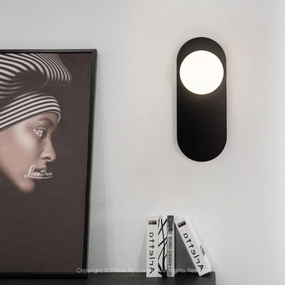 Ovale LED Muurlamp Dimbaar voor Slaapkamer en Hal
