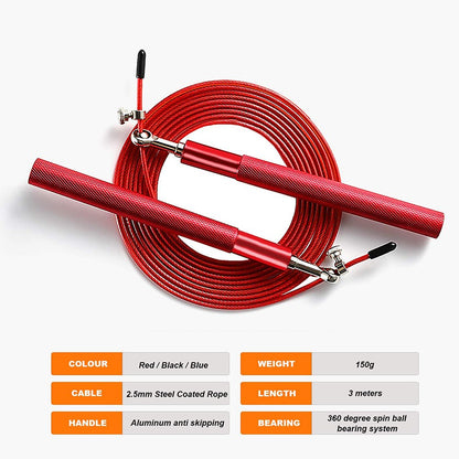Jump Rope 360° Crossfit Springtouw Snel en Duurzaam