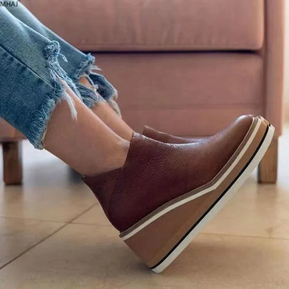 Dameslaarzen Hoge Hakken Cowboy Stijl Winter