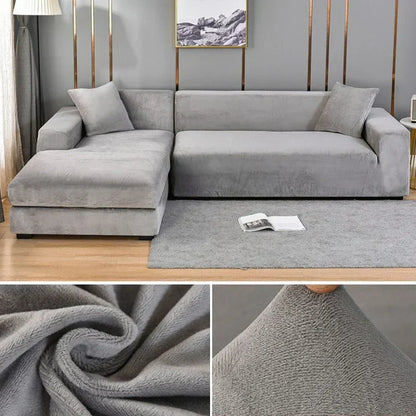 Bankhoes Fluwelen Stretch Antislip voor Thuis