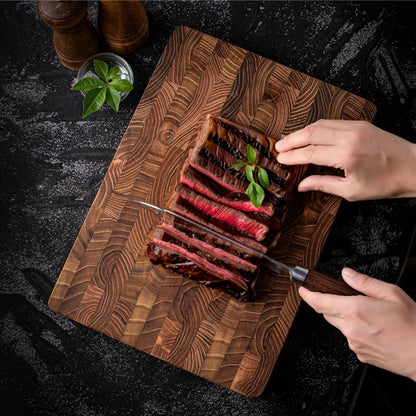 Teak Snijplank Extra Dik voor Keuken en Chef