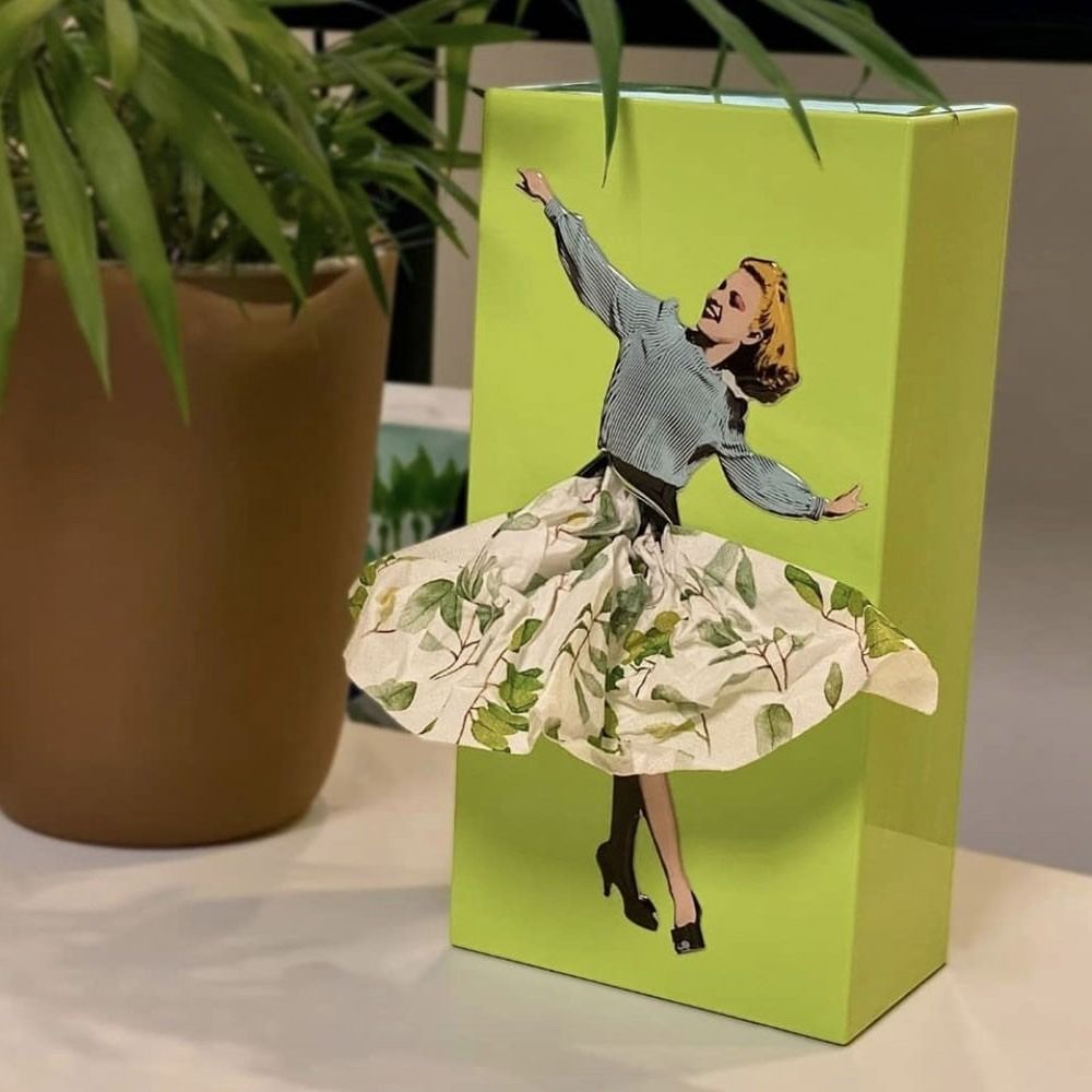 Tissuebox Rok Vormig Origineel Deco