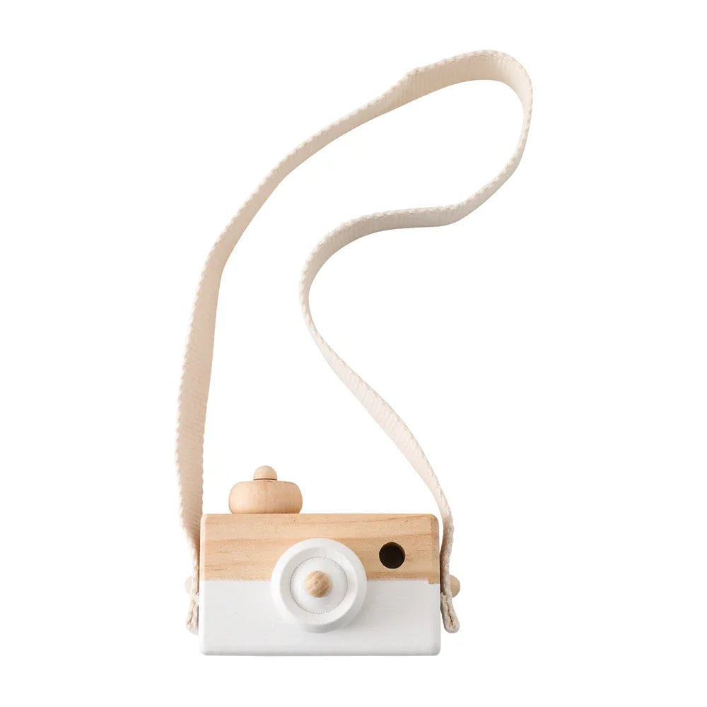 Houten Camera Speelgoed voor Kinderen met Puzzel Functie - Velinix