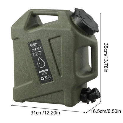Draagbare Watercontainer 12L AquaTrek Waterfles