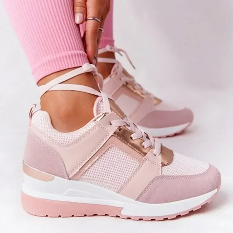 Dames Sneakers Comfortabel met Hak voor Buiten
