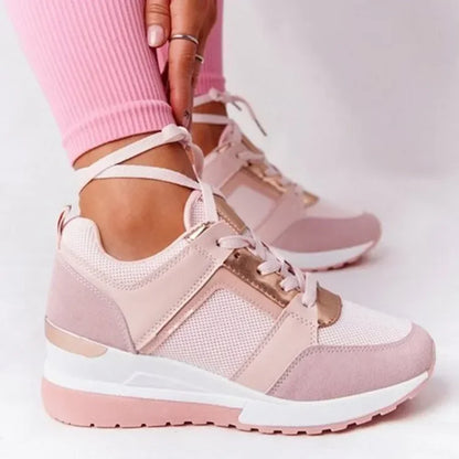 Dames Sneakers Comfortabel met Hak voor Buiten
