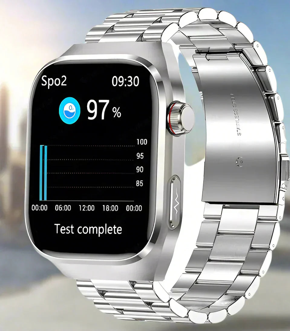 Smartwatch met ECG en Bloedglucose monitoring, Waterdicht
