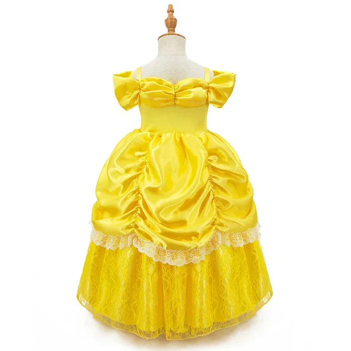 Prinsessenjurk voor Kinderen - Sprookjesjurk met Rijke Details