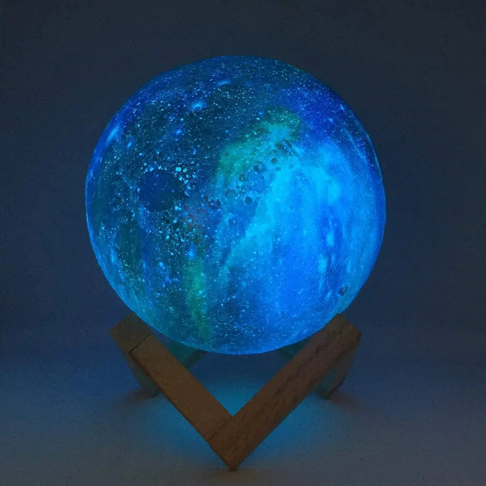 Maanlicht Lamp 3D met Aanraken en Afstandsbediening