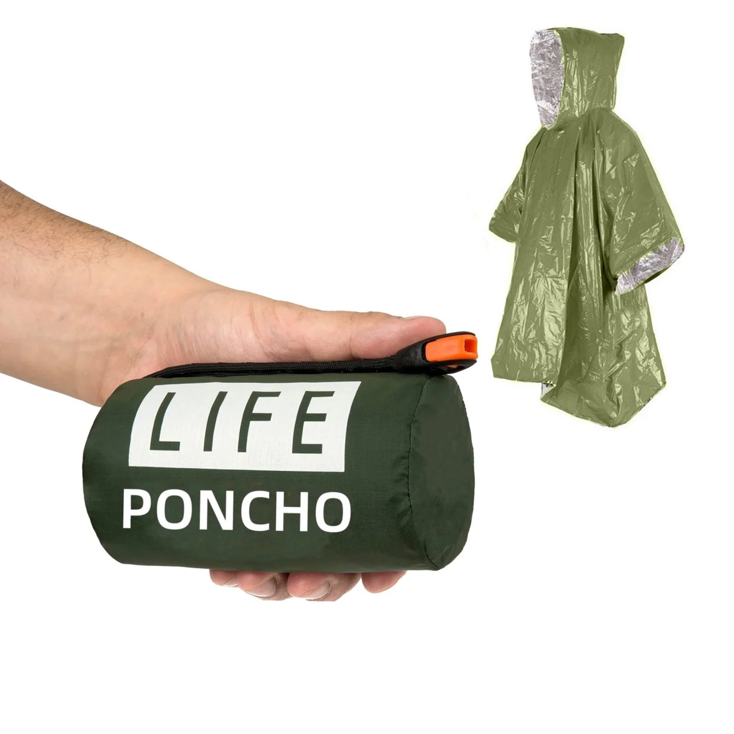 Regenponcho Opvouwbaar Waterdicht voor Mannen en Vrouwen