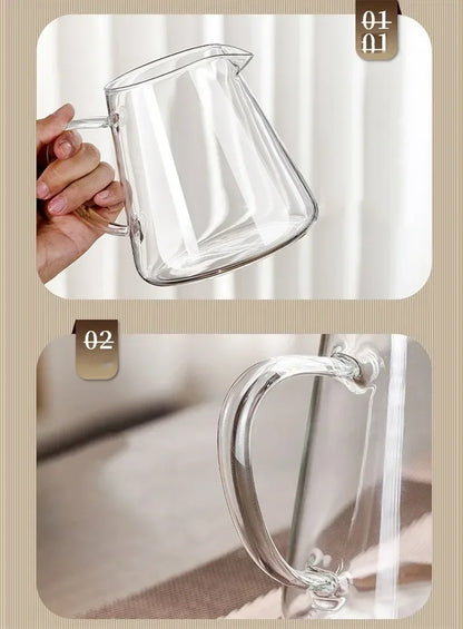 Glazen Theepot met Theefilter, 450-950ml, Hittebestendig