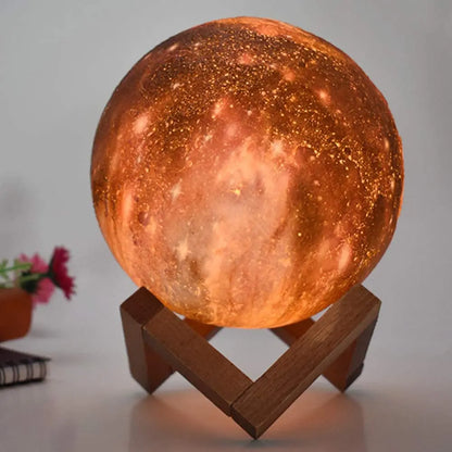 Maanlicht Lamp 3D met Aanraken en Afstandsbediening