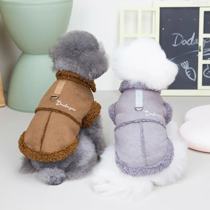 Luxe Hondenjas Winter Warm Fleece voor Kleine Rassen