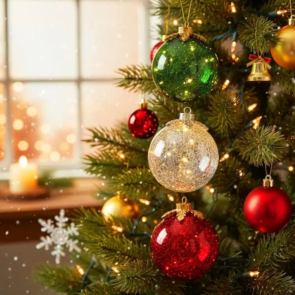 Kerstbal LED Lamp Warm Wit Licht met Timer