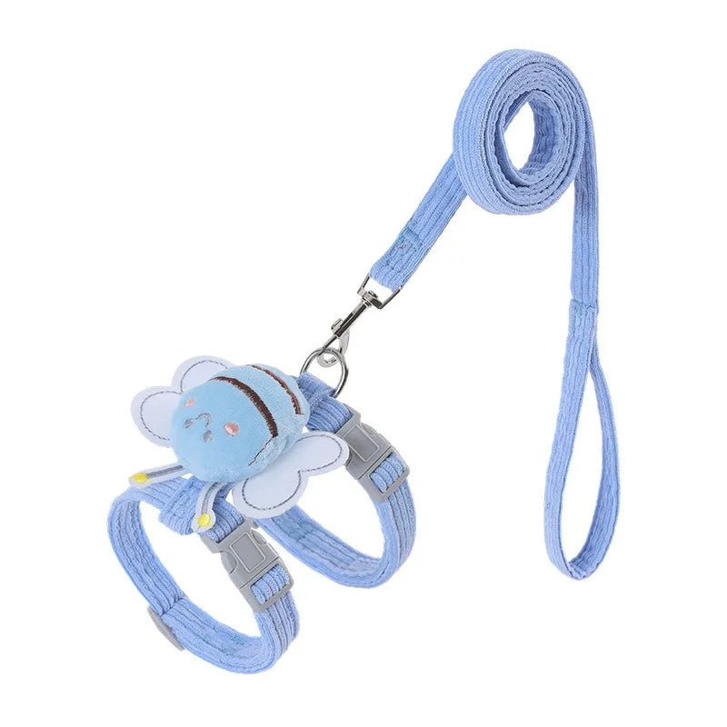Kattentuigje met Leash en Halsband Bee Ontwerp