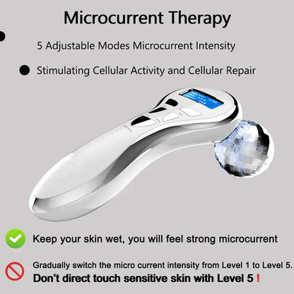 Gezichtsmassage Roller 4D Microstroom voor Huidverzorging