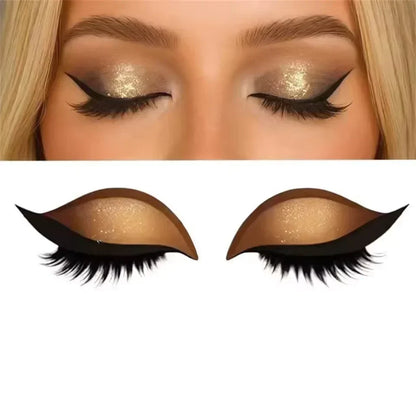 Oogstickers voor een Snelle Oogmake-up Look