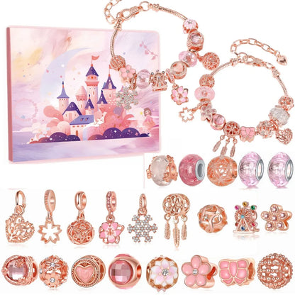 Kerst Sieraden Adventskalender met Kraal Set