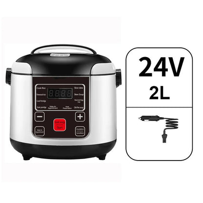 Reiskoker 12V/24V Mini - Voedselwarmer voor Auto en Vrachtwagen