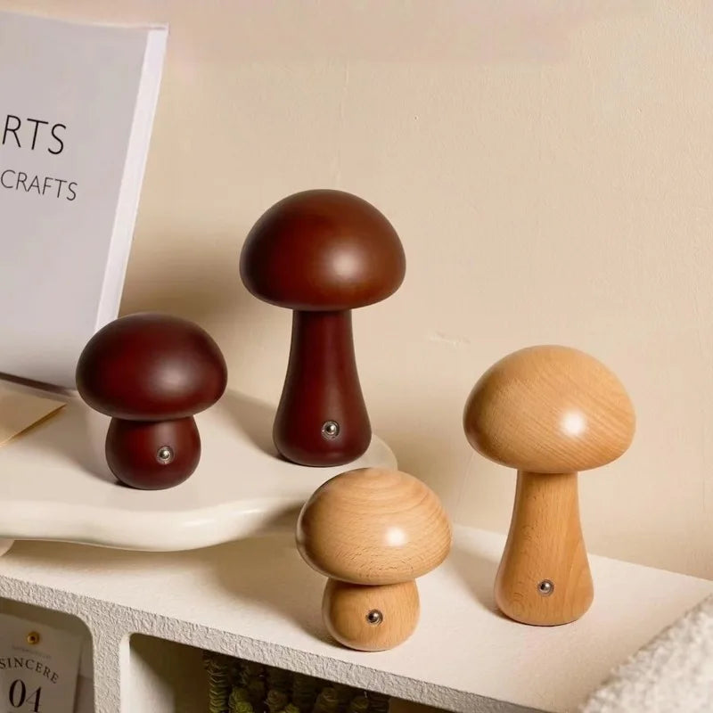 Houten Lamp Massief Hout Gezellige Sfeer