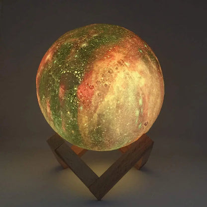 Maanlicht Lamp 3D met Aanraken en Afstandsbediening
