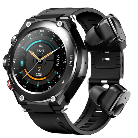 Smartwatch met Oortjesopslag en Bluetooth - Velinix