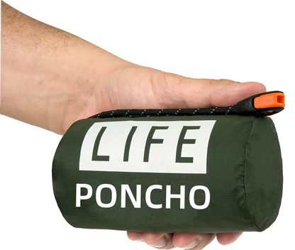Regenponcho Opvouwbaar Waterdicht voor Mannen en Vrouwen - Velinix