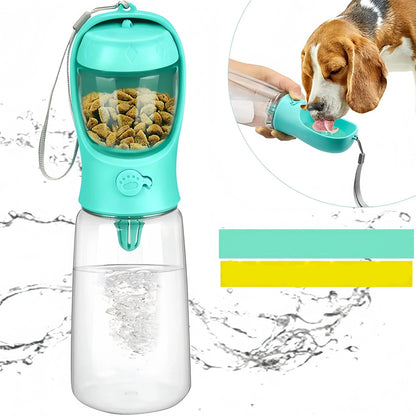 Handige Eet- en Drinkfles voor Honden en Katten Onderweg