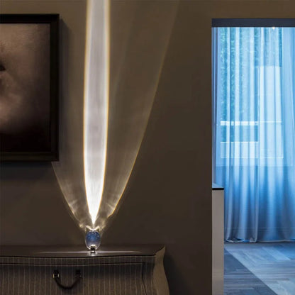 Nachtlamp met Sterrenprojectie Ontspanningslamp Kristal Oog