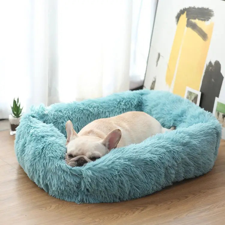 Pluche Hondenbed Luxe Wasbaar voor Honden en Katten - Velinix