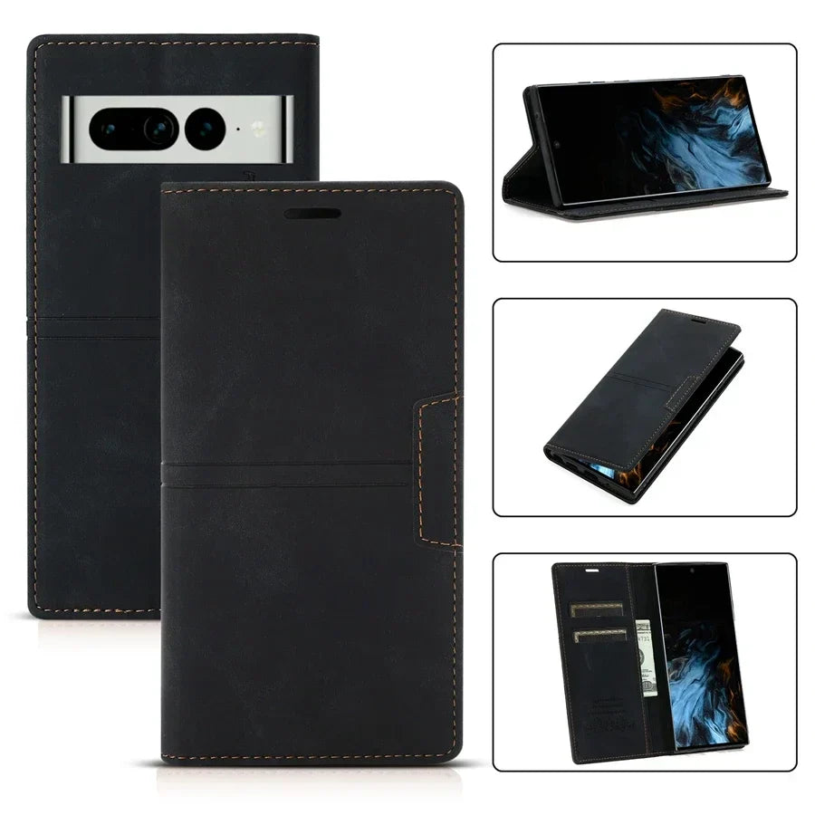 Lederen Flipcase Portemonnee voor Google Pixel