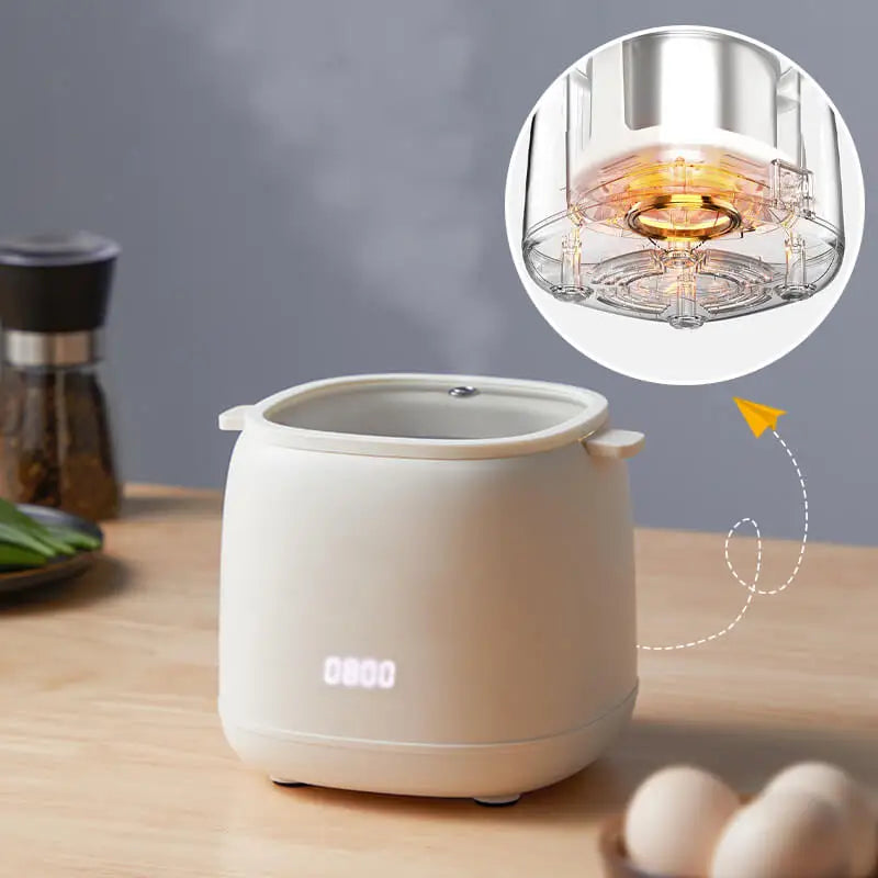 Eierenpan Stoompan met Automatische Uitschakeling voor Perfect Ontbijt