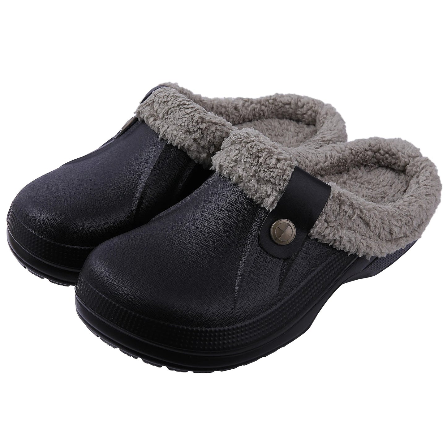 Waterdichte Fleece Klompen Luxe Bontvoering Warm en Stijlvol