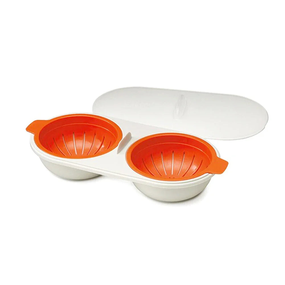 Magnetron Eierkoker Luxe Set voor Perfecte Gestoofde Eieren