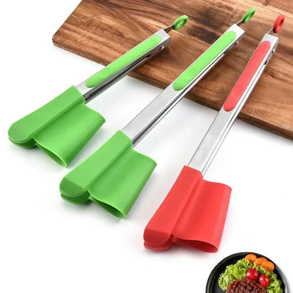 BBQ Tangen 9 Inch RVS met Silicone Handvat