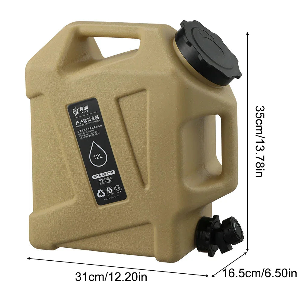 Draagbare Watercontainer 12L AquaTrek Waterfles