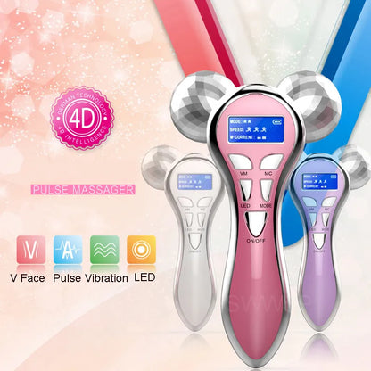 Gezichtsmassage Roller 4D Microstroom voor Huidverzorging