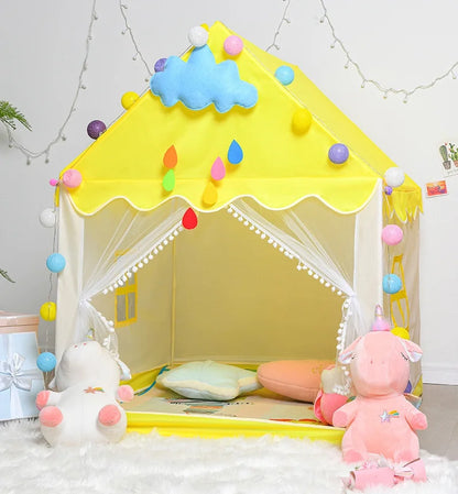 Roze Kindertent Prinsessentent voor Binnen en Buiten Speelruimte