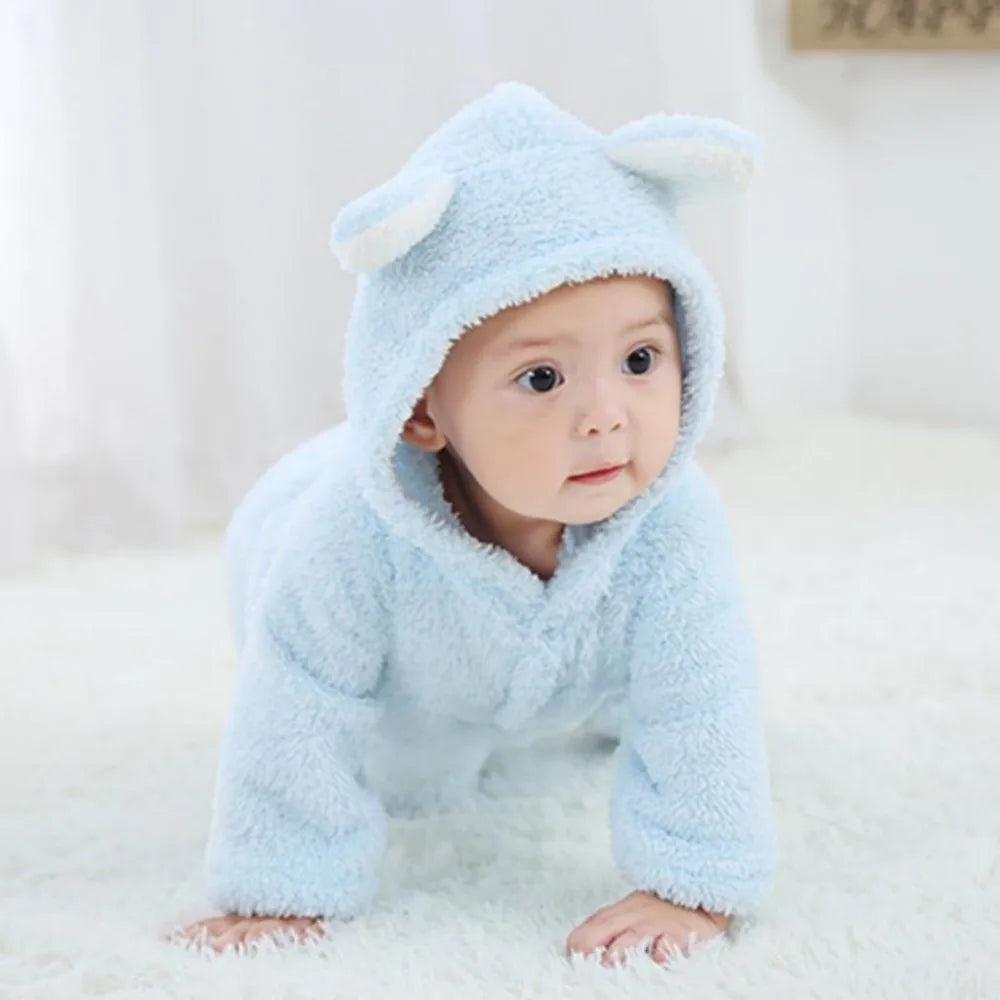 Baby Rompertjes Fleece Warm voor Pasgeborenen
