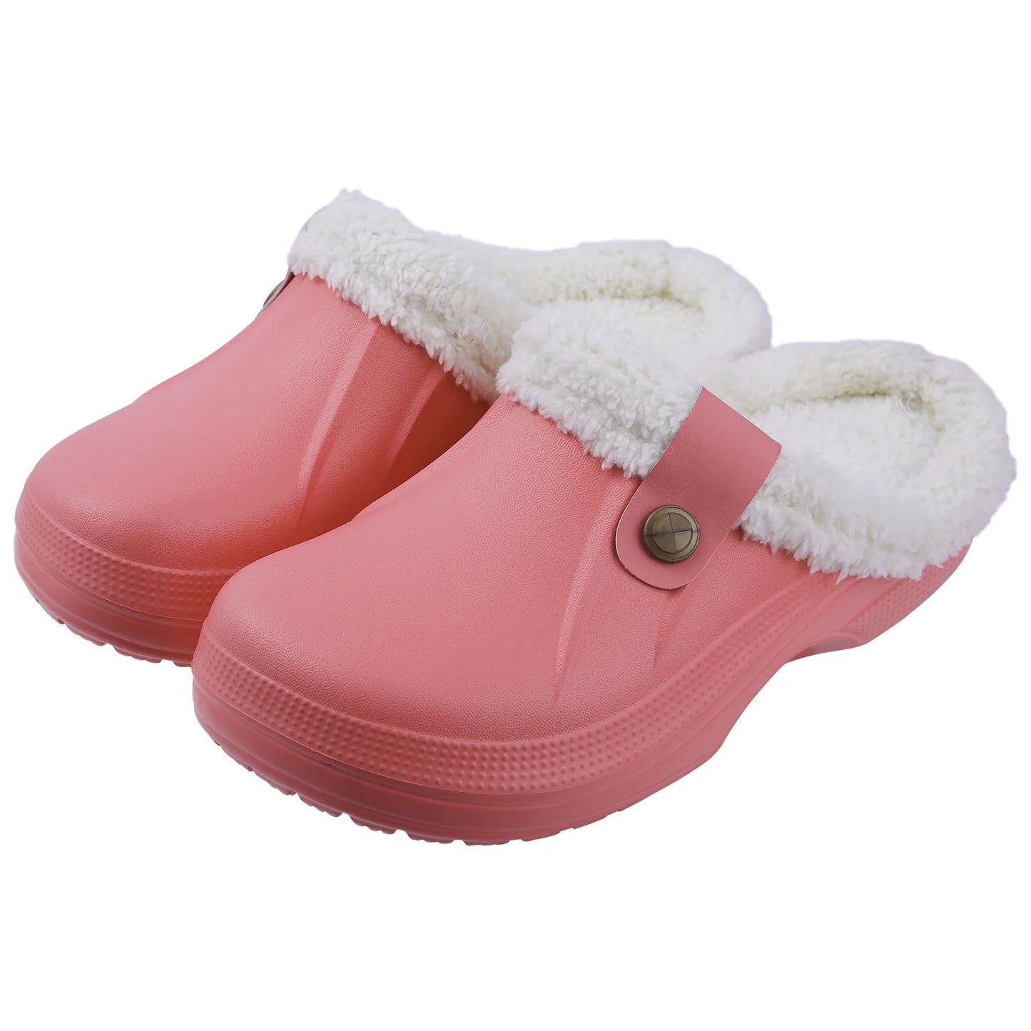 Waterdichte Fleece Klompen Luxe Bontvoering Warm en Stijlvol