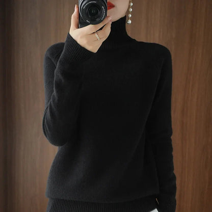 Merinowollen Sweater Warm voor Herfst en Winter