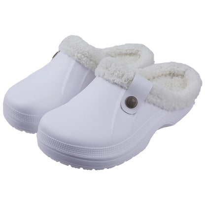 Waterdichte Fleece Klompen Luxe Bontvoering Warm en Stijlvol