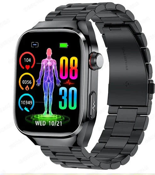 Smartwatch met ECG en Bloedglucose monitoring, Waterdicht