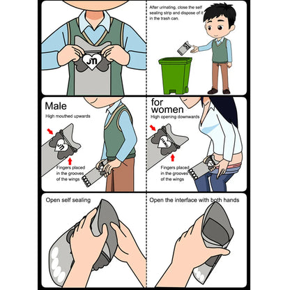 Draagbare Toiletzakken voor Noodgevallen en Camping