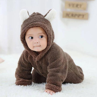 Baby Rompertjes Fleece Warm voor Pasgeborenen
