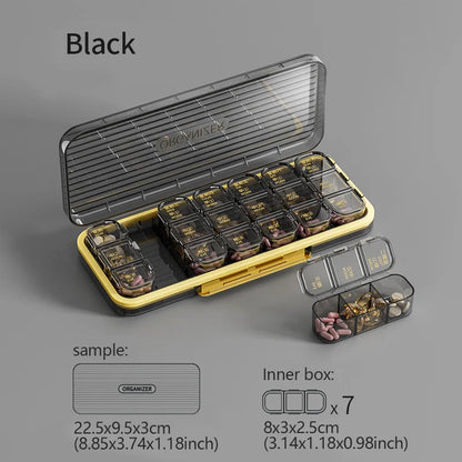 Medicijnen Organizer LuxaMed - Elegante en Praktische Medicijnendoos