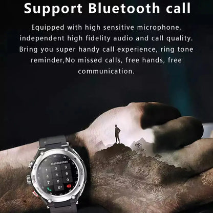 Smartwatch met Oortjesopslag en Bluetooth
